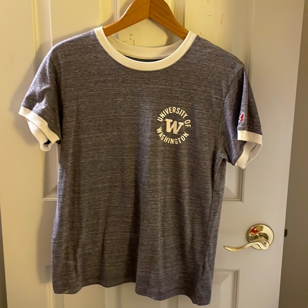 University of Washington League Heathered Purple Tee